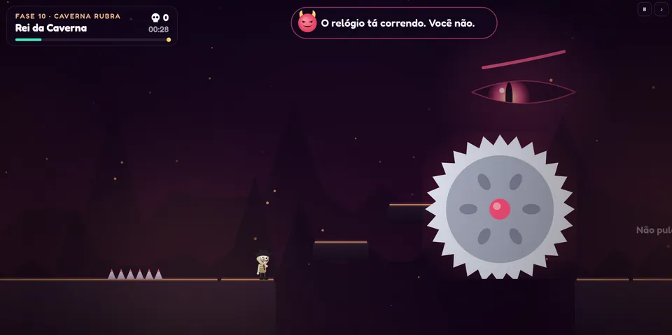 Serra gigante varrendo a fase